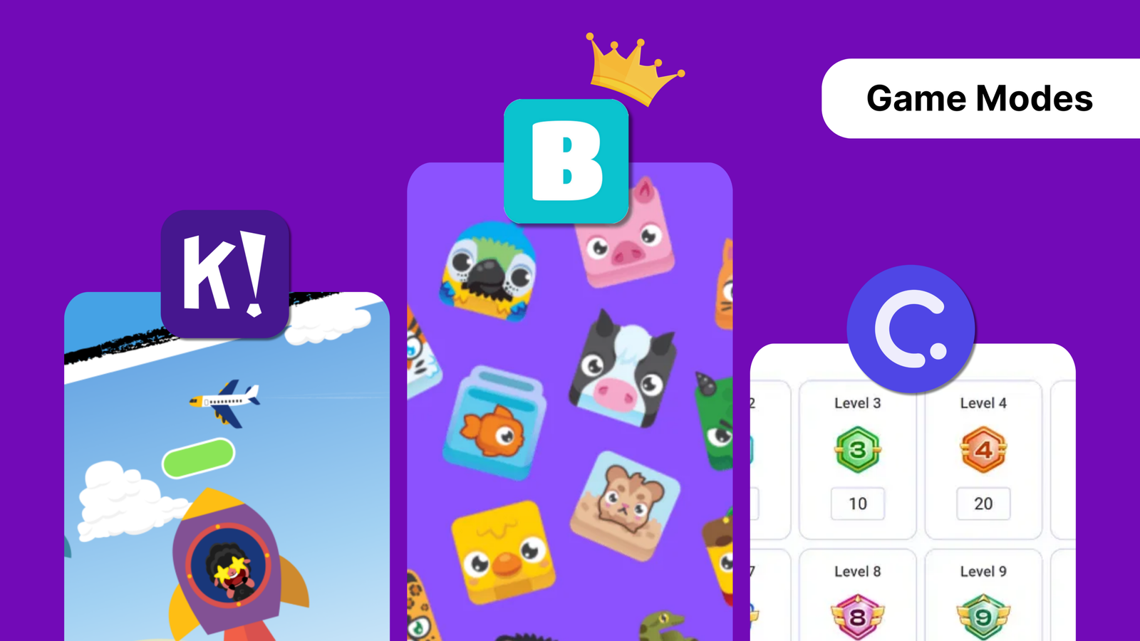 blooket vs kahoot vs classpoint comparison visual on game modes