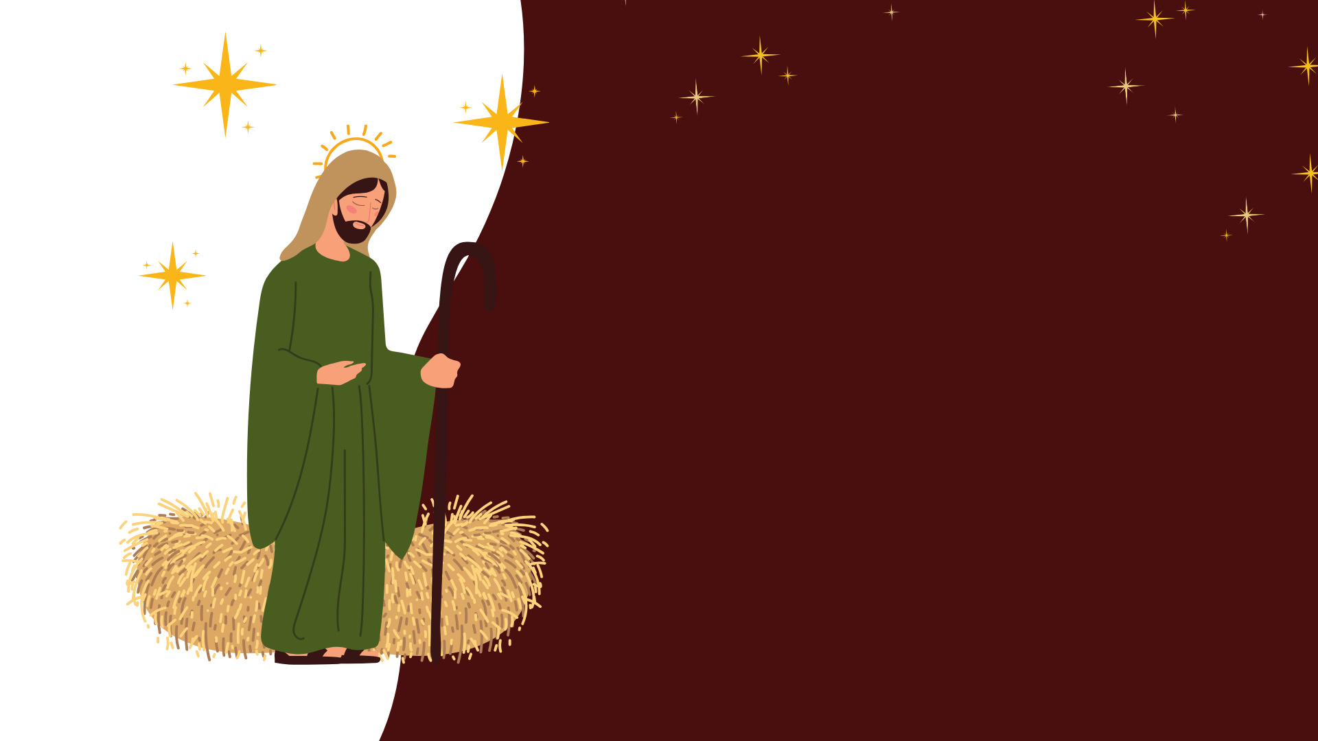 Religious Christmas PowerPoint Background