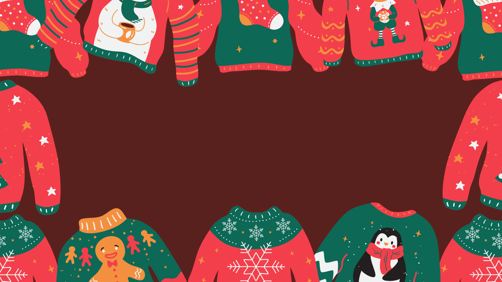 Festive Christmas PowerPoint Background