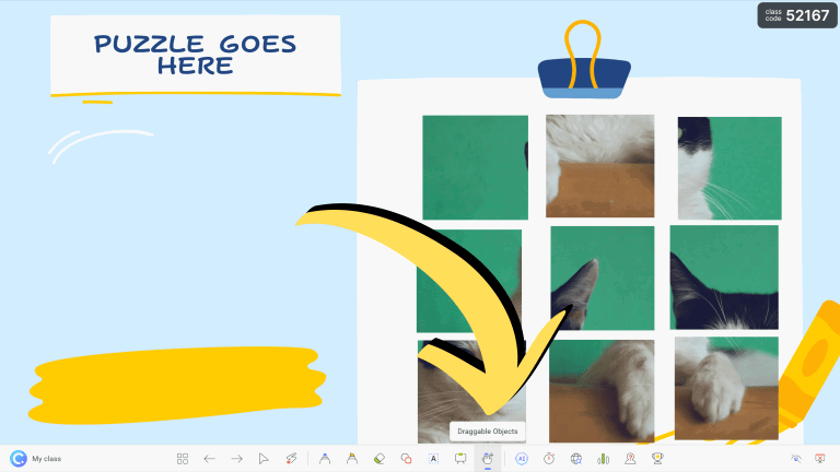 Interactive PowerPoint Puzzle Template And 5-Step Tutorial | ClassPoint