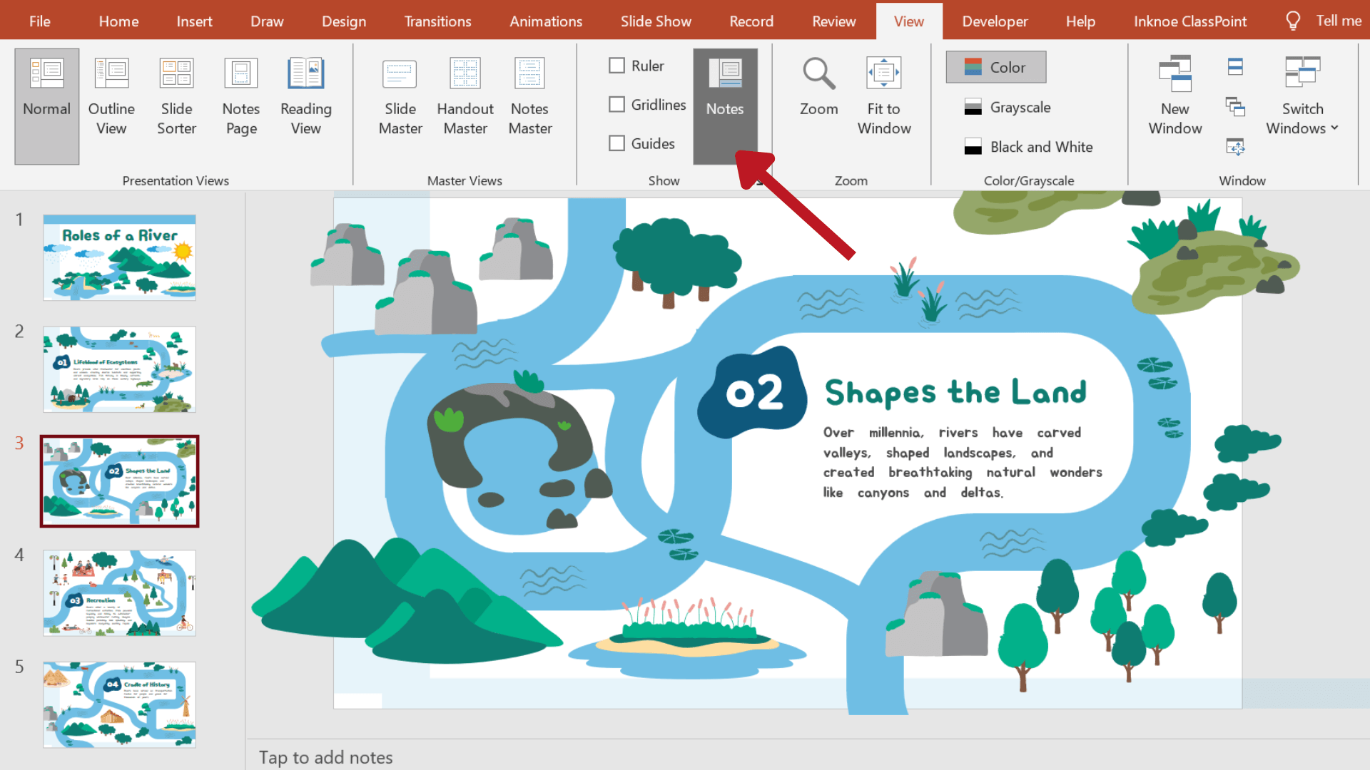 how to add powerpoint speaker notes