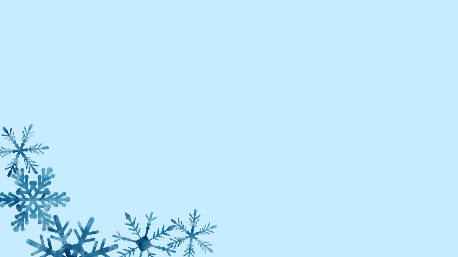 Winter Wonderland Christmas PowerPoint Background