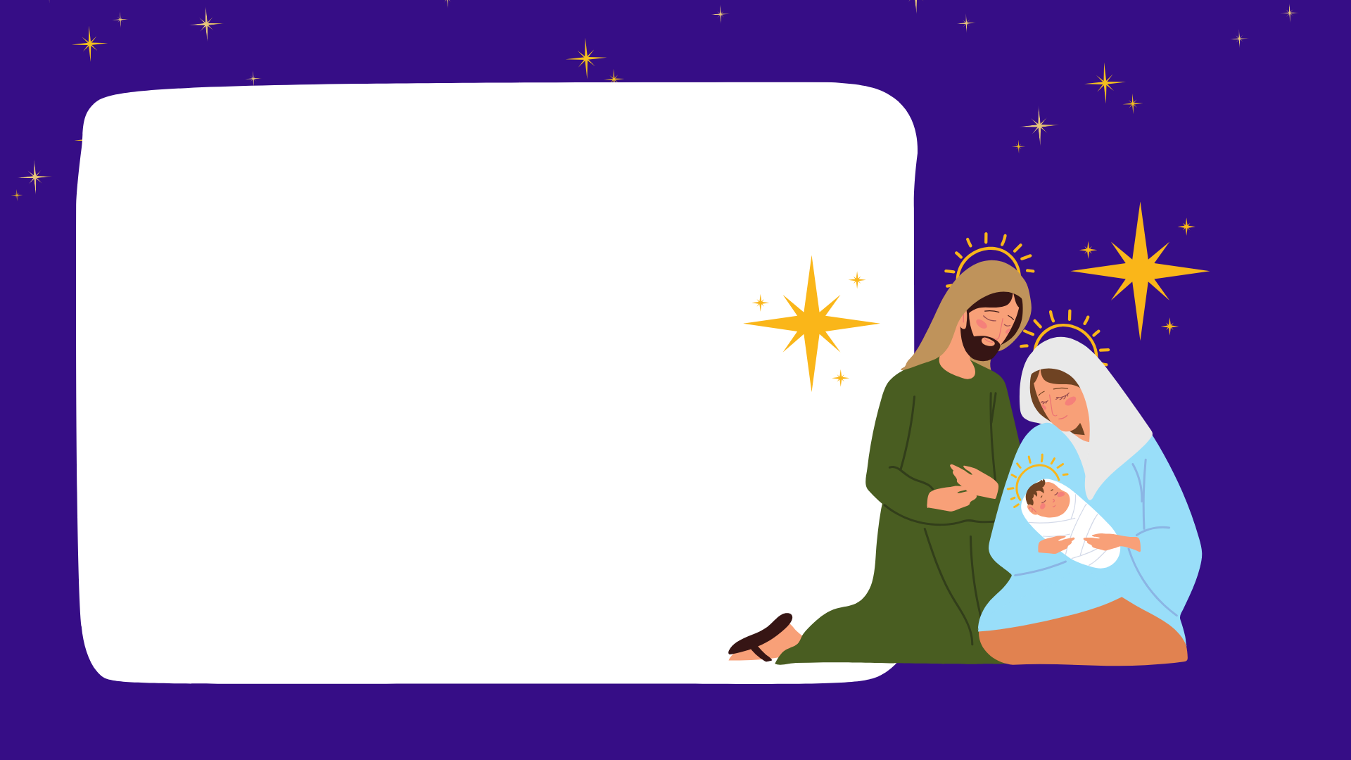 Religious Christmas PowerPoint Background