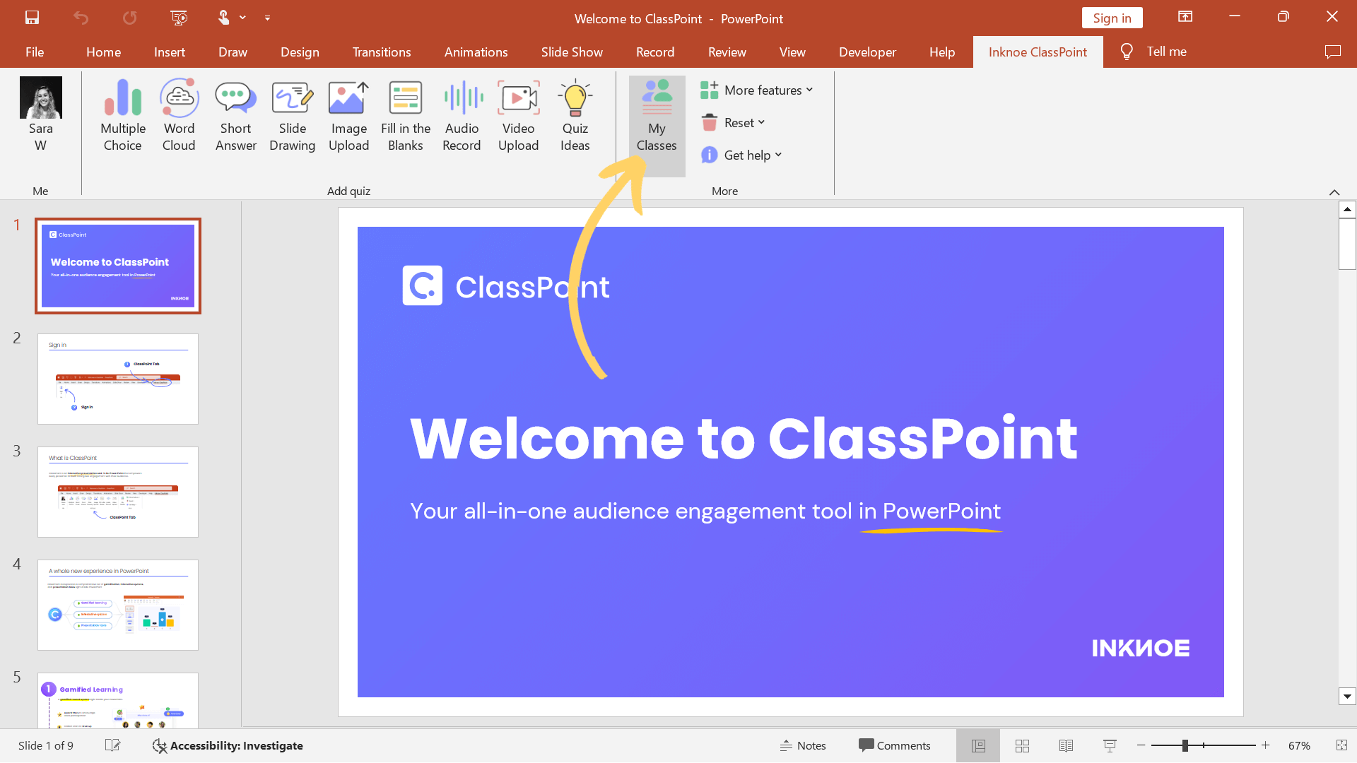 Cara mengelompokkan siswa di PowerPoint