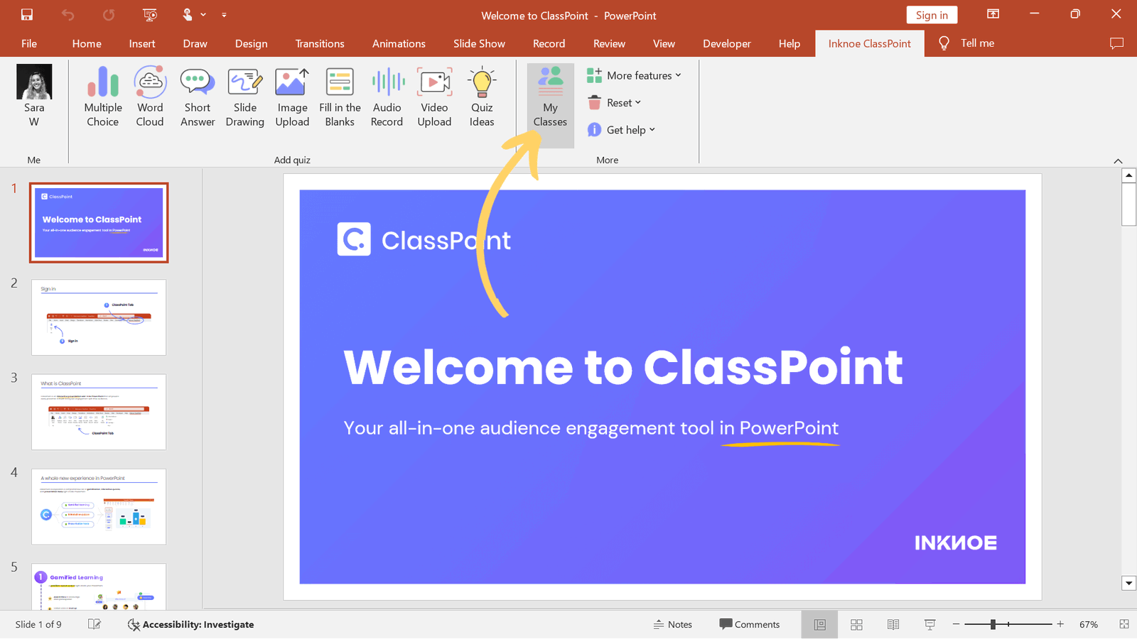 كيفية تجميع الطلاب في PowerPoint