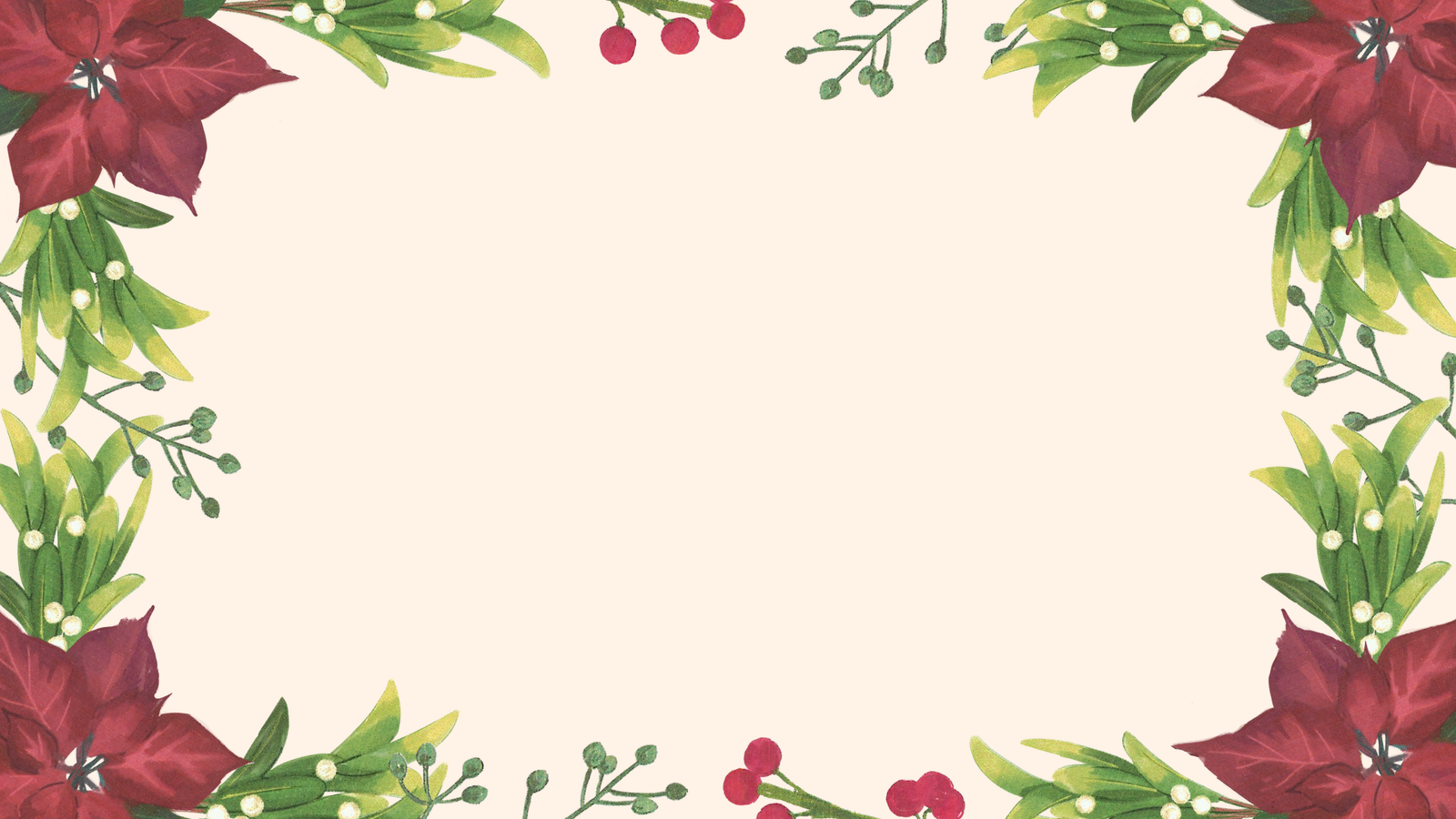 Elegant Christmas PowerPoint Background