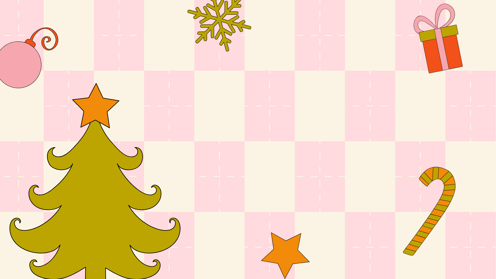 Educational Christmas PowerPoint Background
