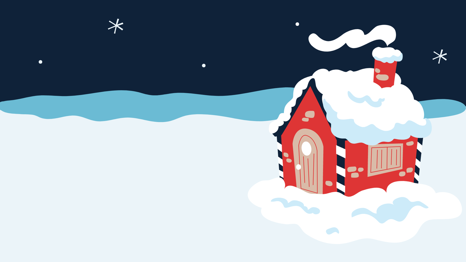 Winter Wonderland Christmas PowerPoint Background