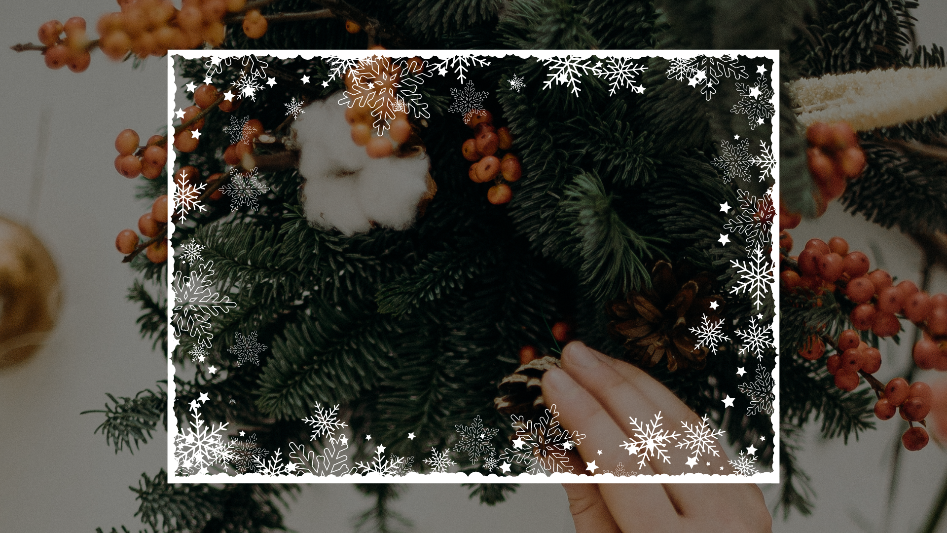 Photo Christmas PowerPoint Background