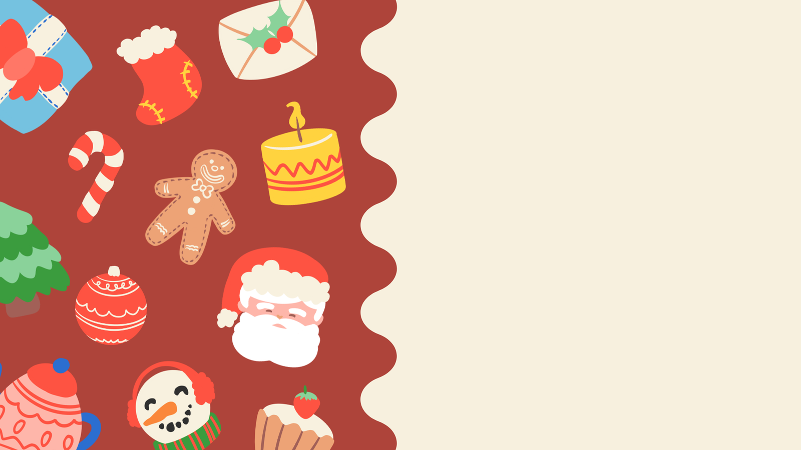 Festive Christmas PowerPoint Background