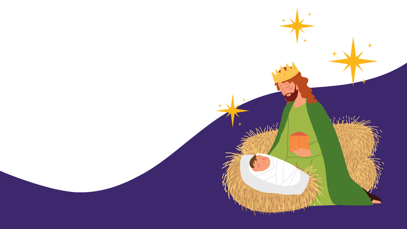 Religious Christmas PowerPoint Background