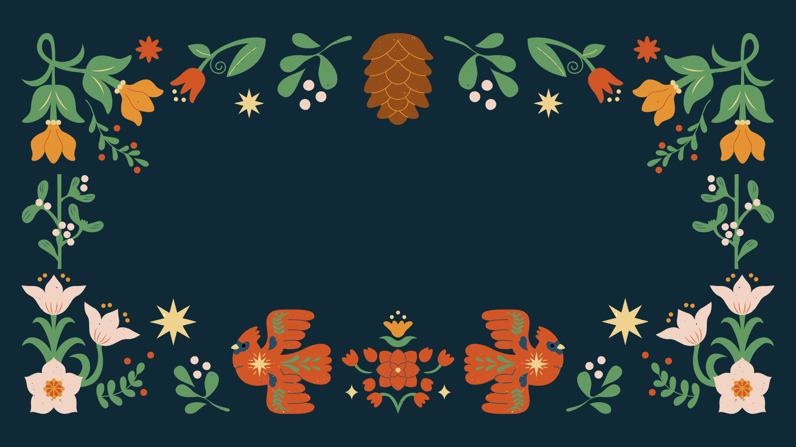 Multicultural Christmas PowerPoint Background