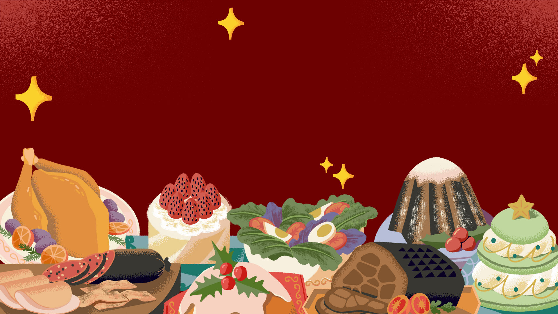 Multicultural Christmas PowerPoint Background