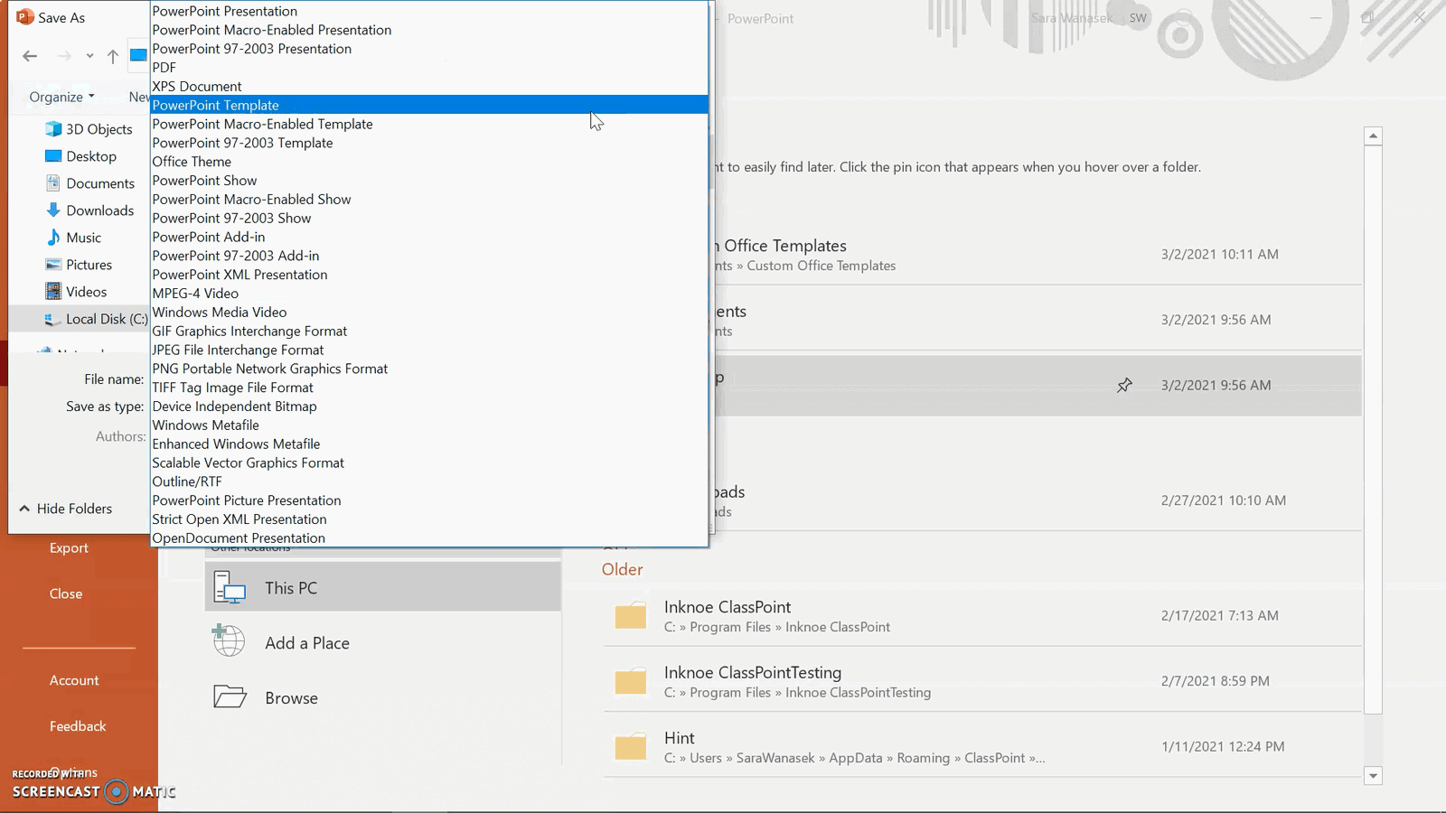 Productivité avec PowerPoint Astuce 1 - Créer un modèle