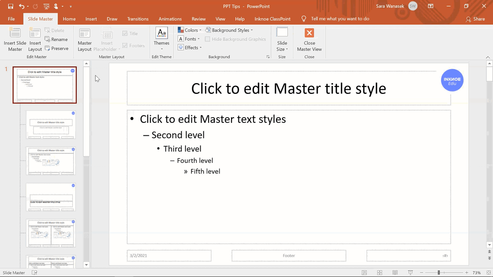 Productivité dans PowerPoint Conseil 2 - Utiliser le maître des diapositives