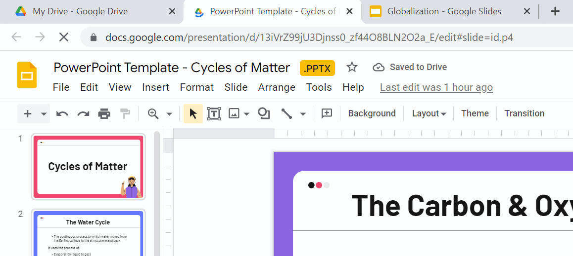 upload PPT to Google slides