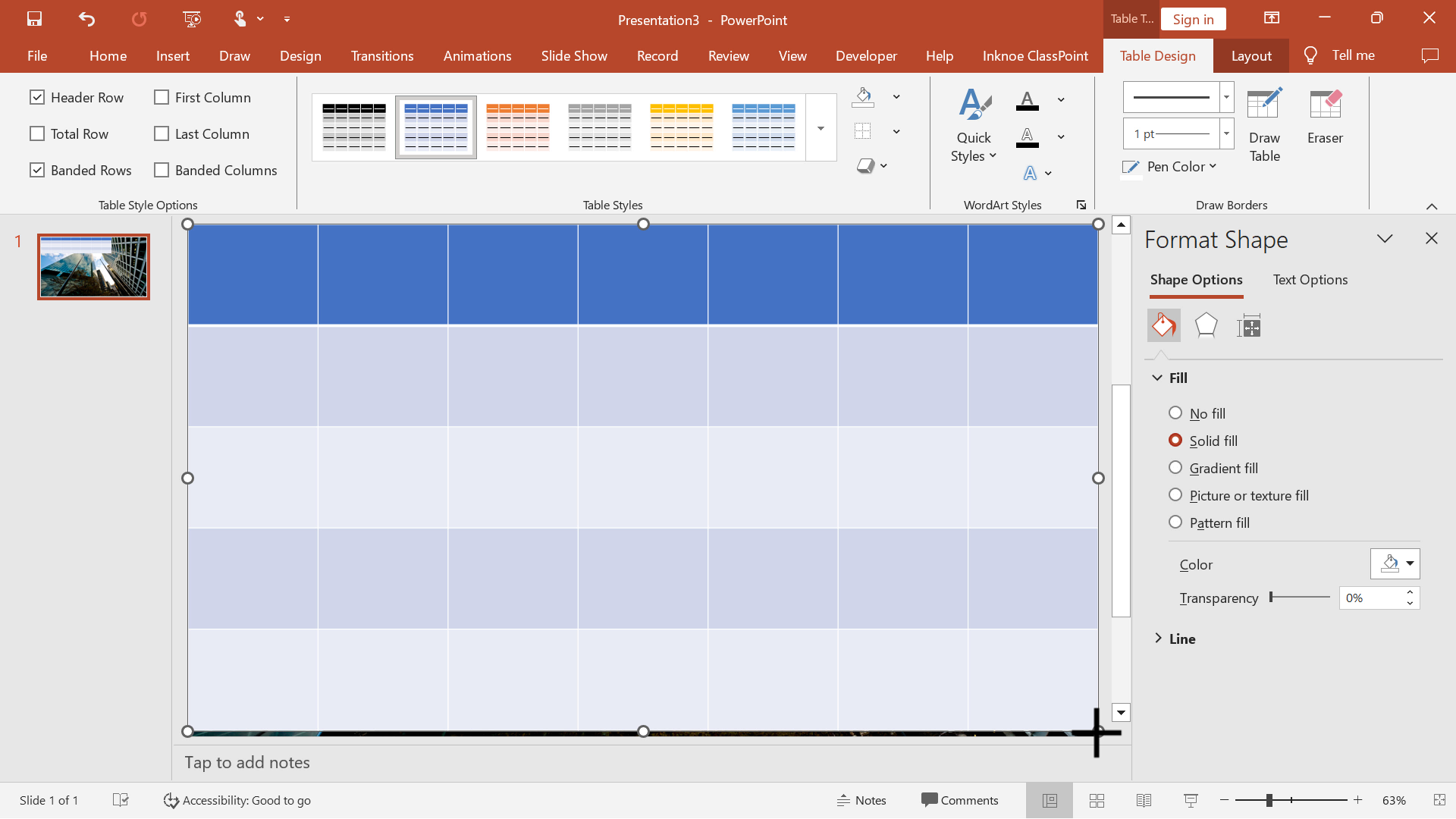 format of ppt presentation of project