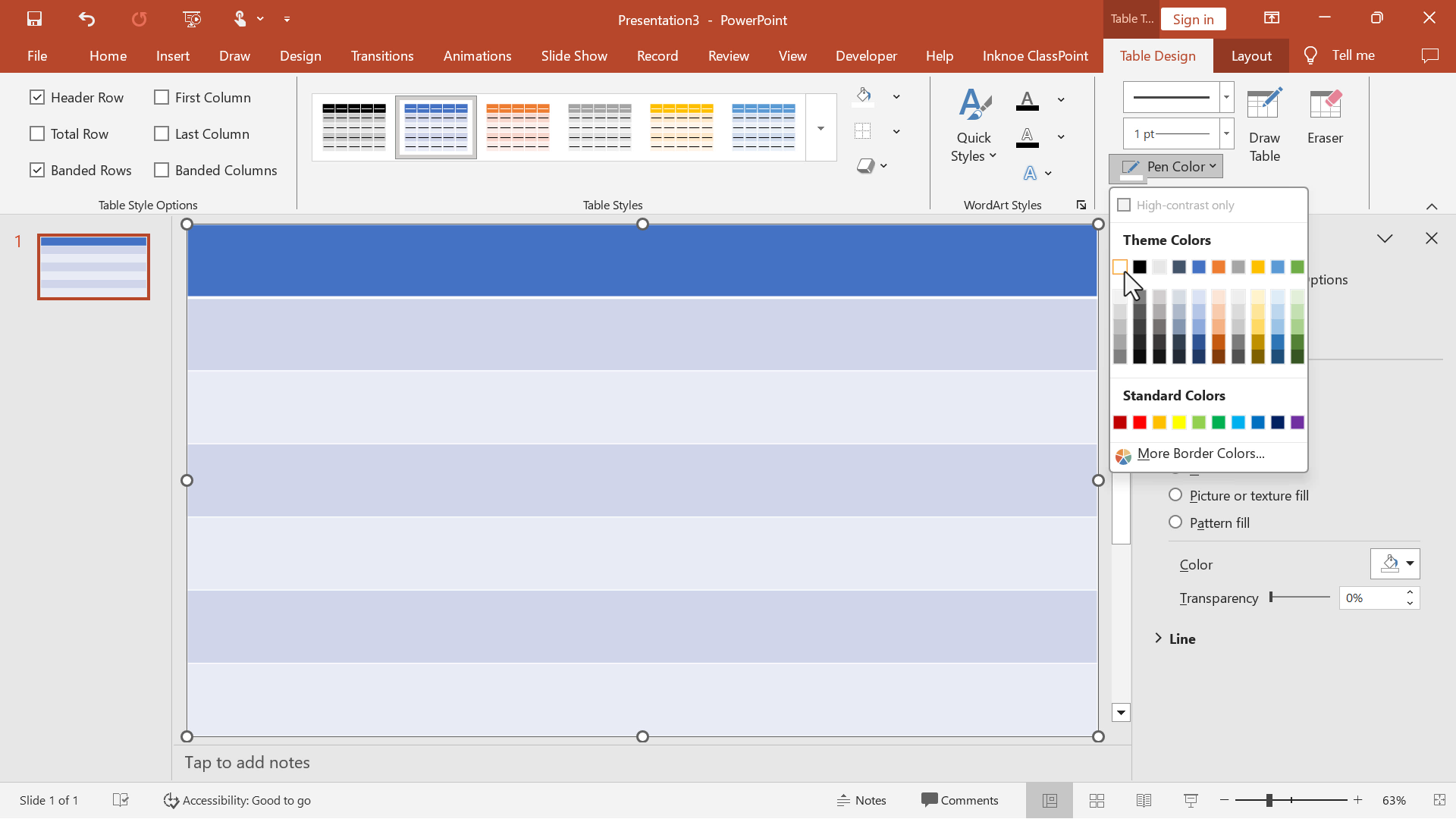 format of ppt presentation of project