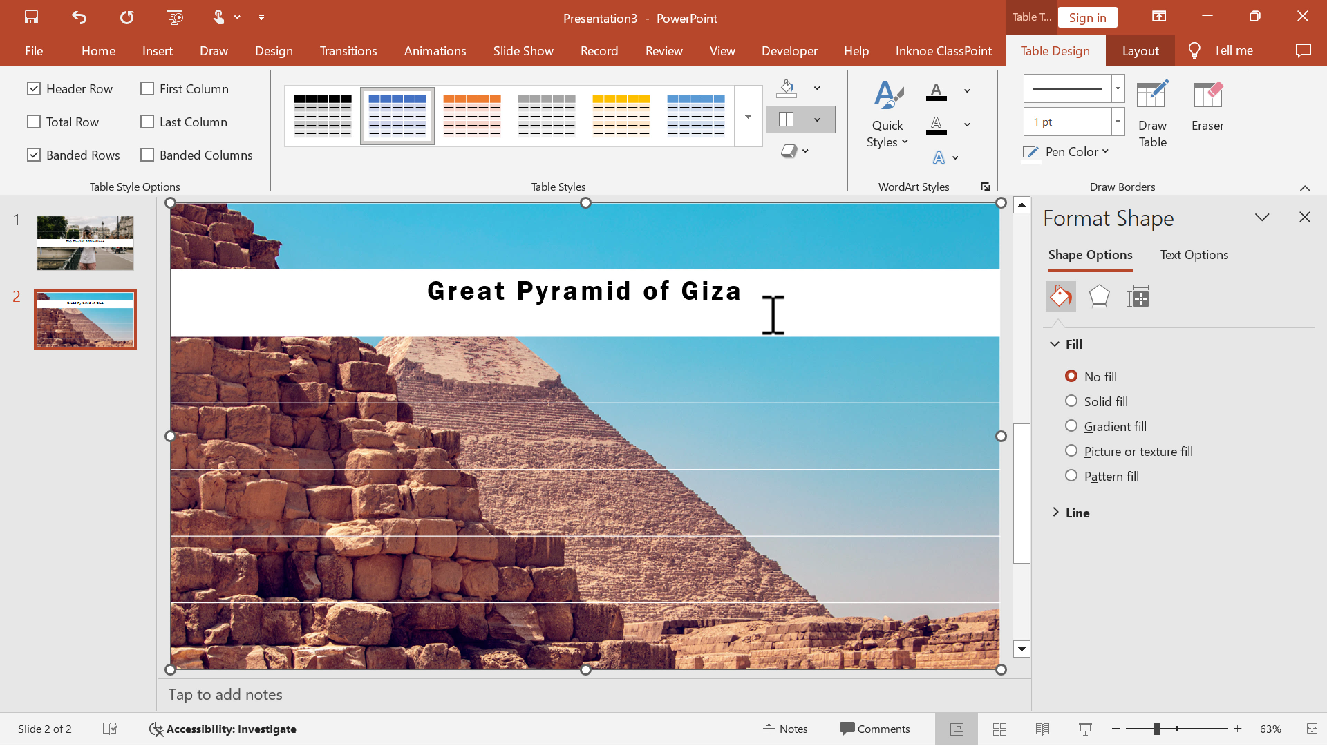 open pdf presentation in powerpoint