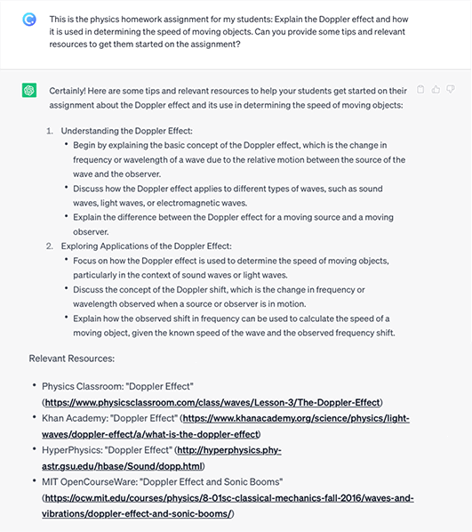 ChatGPT homework assistance 