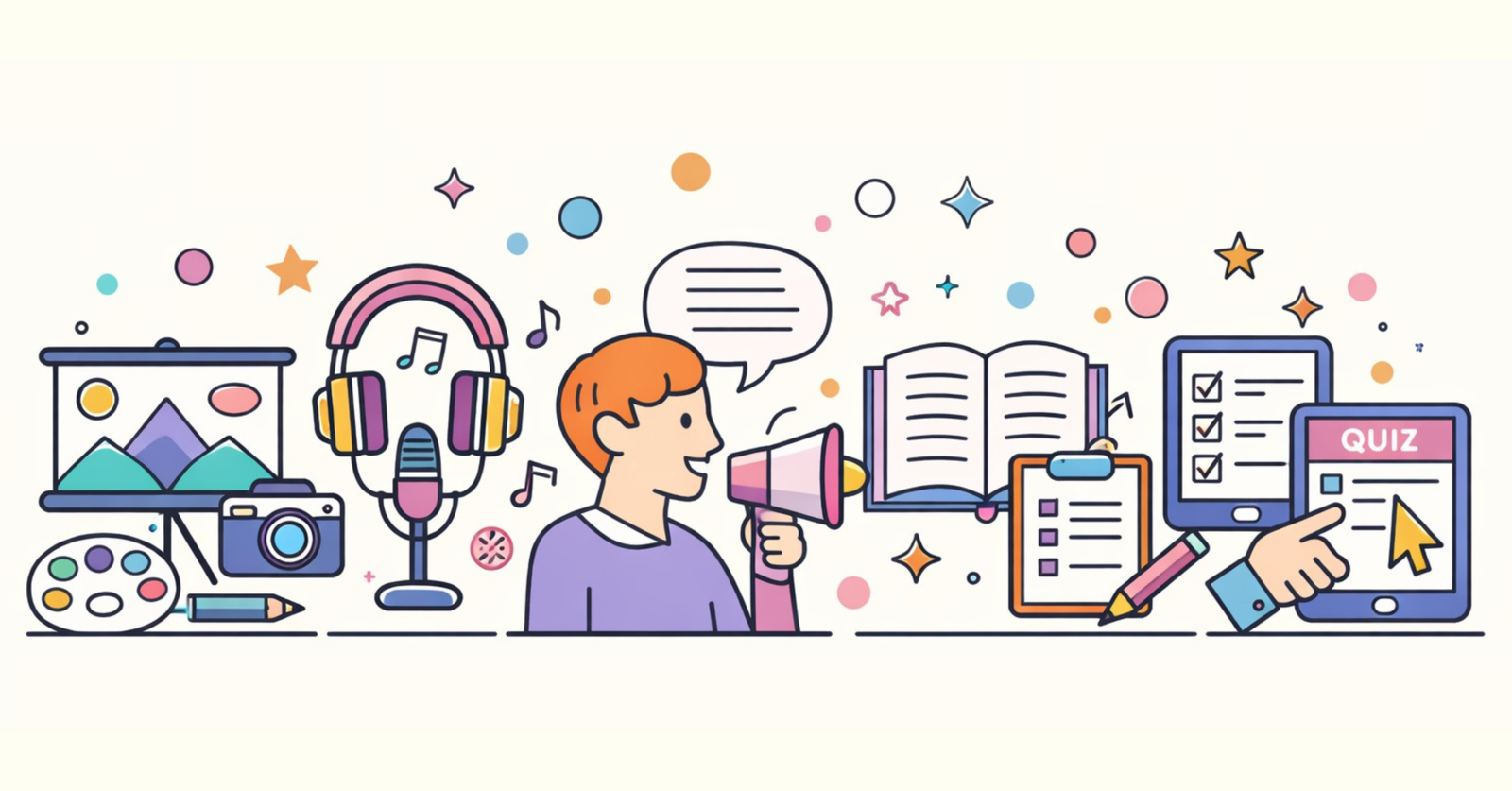 Multimodal Presentation: How to Engage Learners Beyond Text