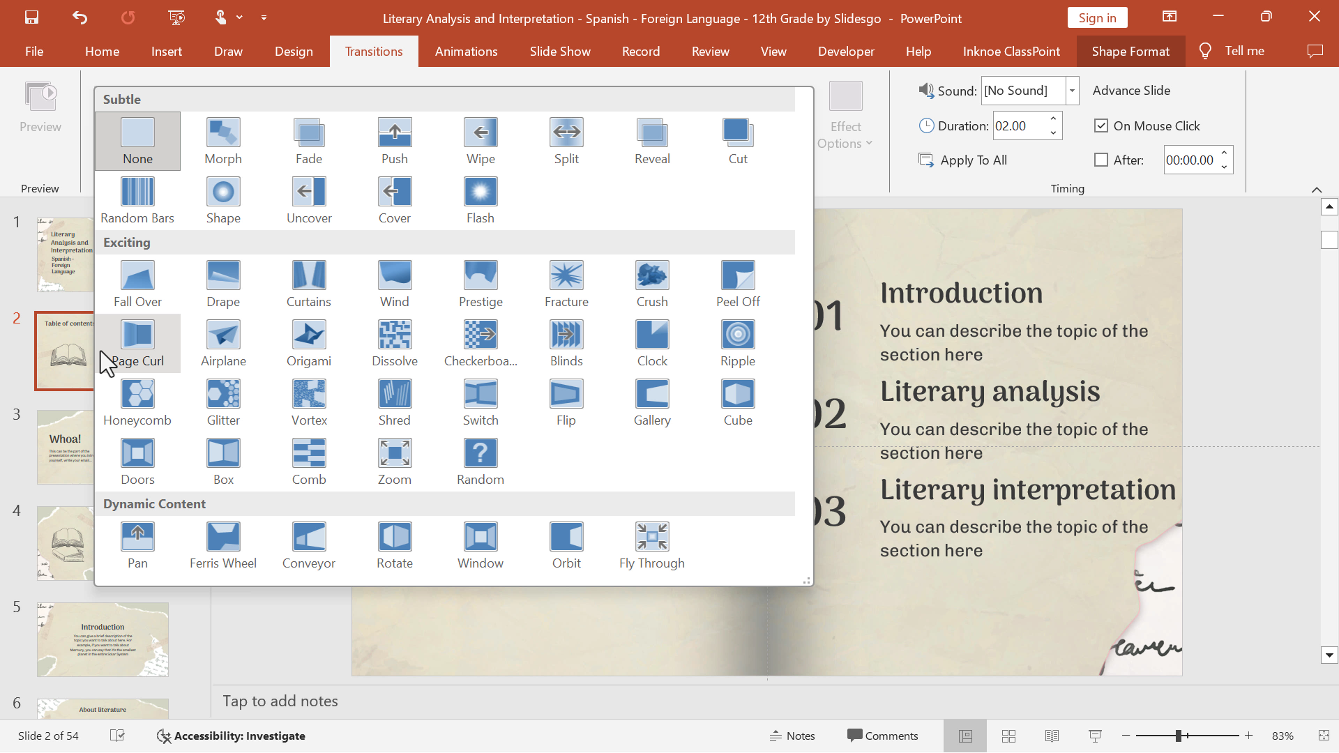 open pdf presentation in powerpoint