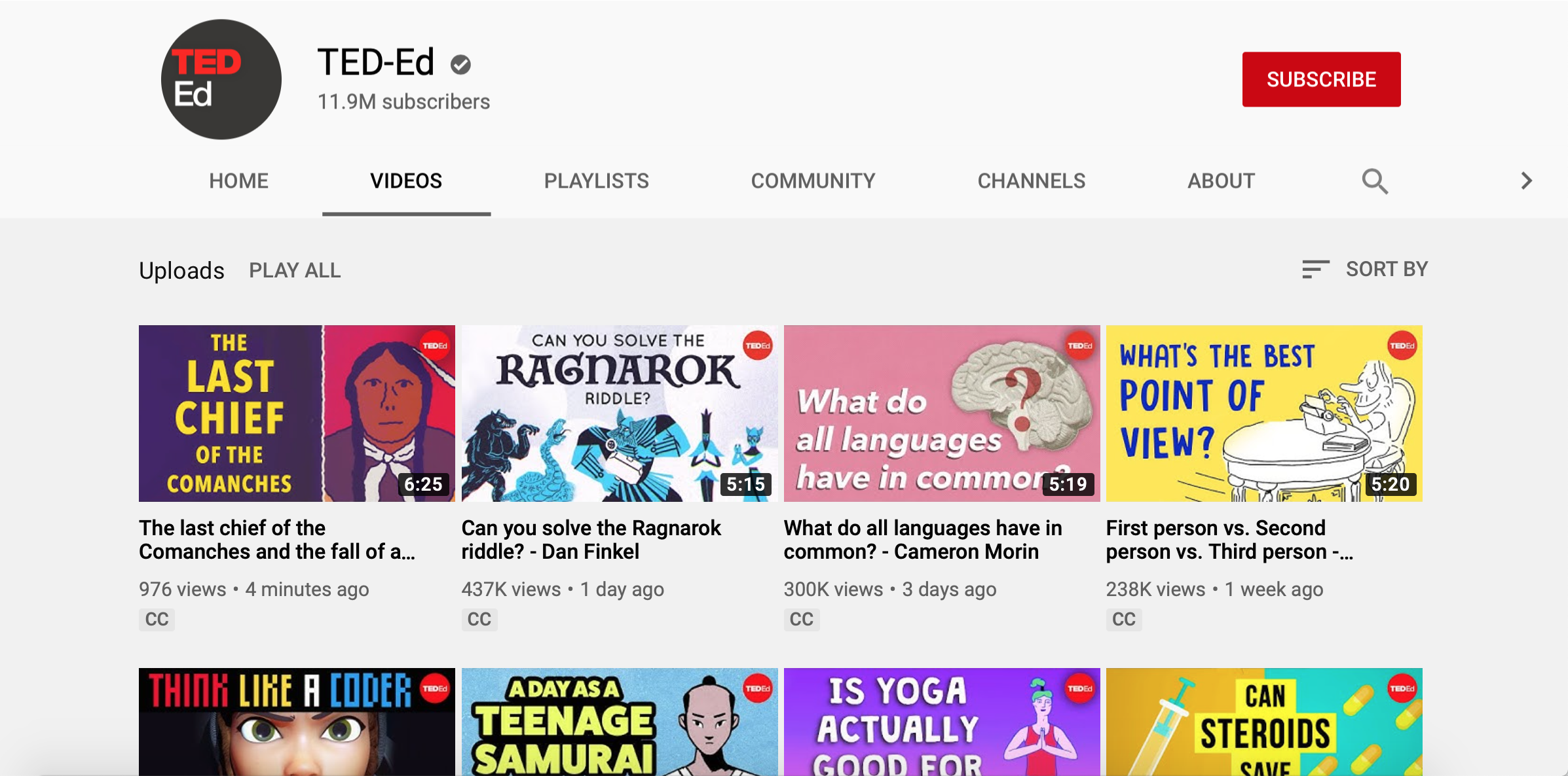 Saluran YouTube Pendidikan untuk bilik darjah