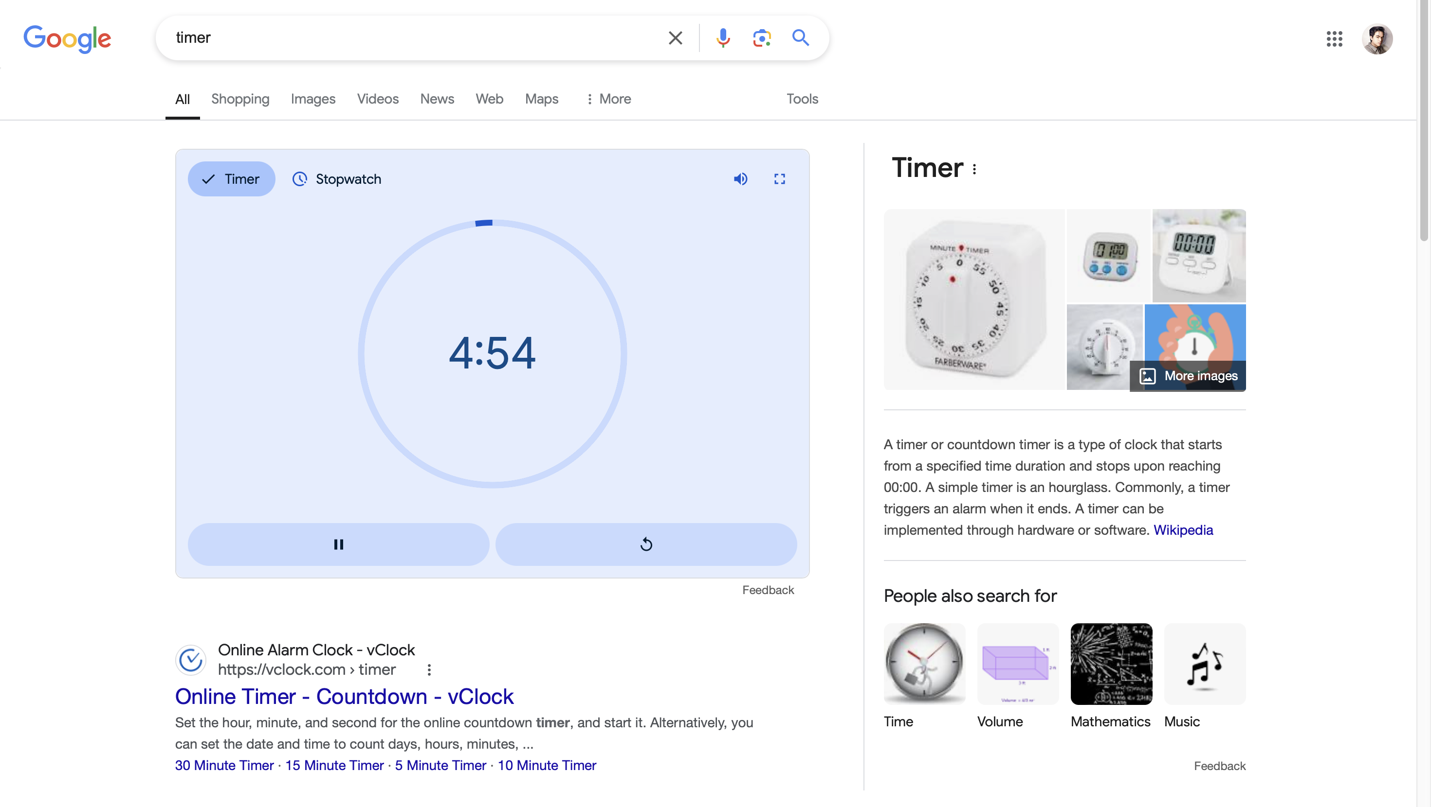 Online classroom timer #3 Google