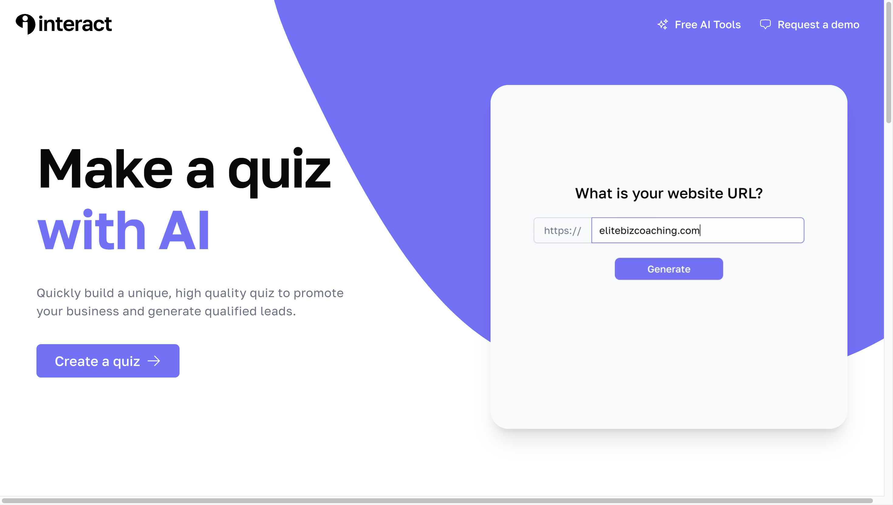 Free Quiz Maker - Interact