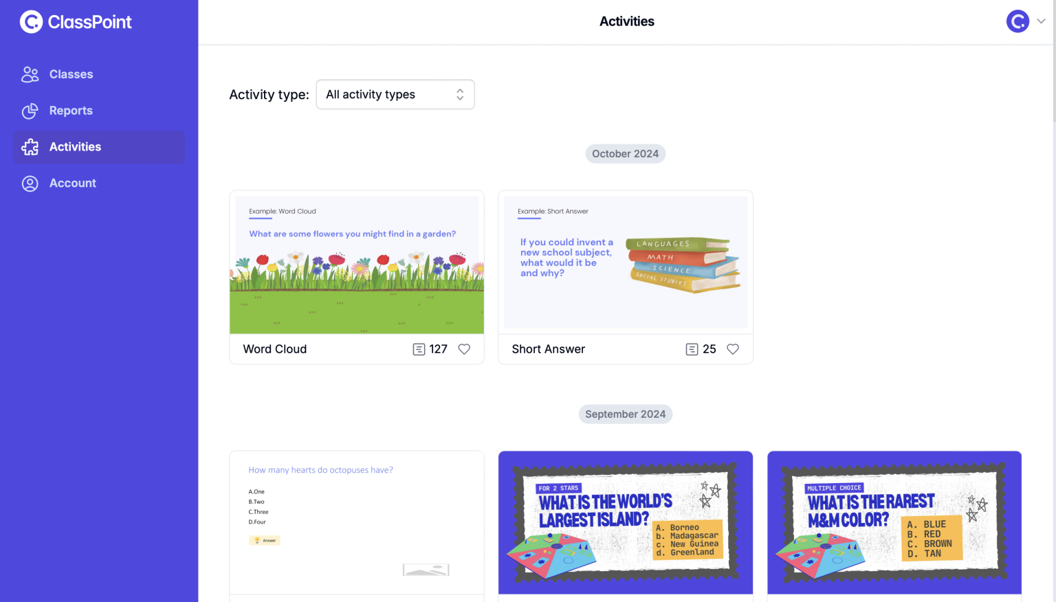 Classpoint How To View Past ClassPoint Activities Via Web In 2 Easy Ways | ClassPoint