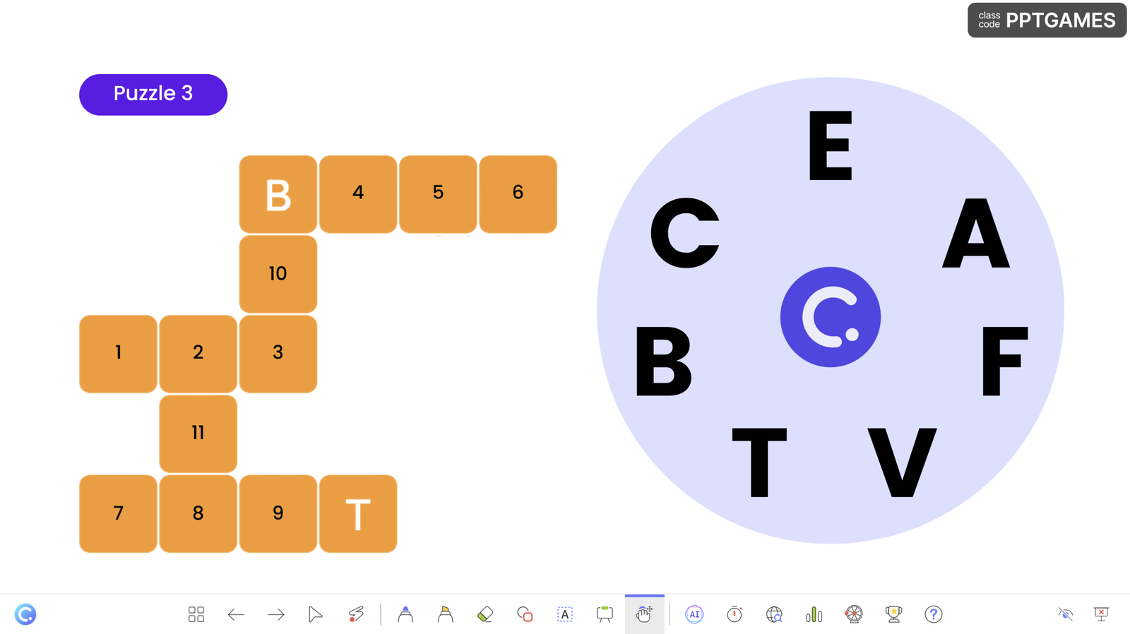 PowerPoint Drag and Drop Game: Wordscapes