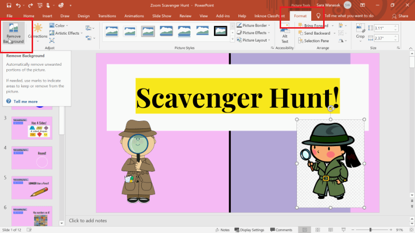 วิธีลบพื้นหลังของรูปภาพใน PowerPoint ด้วยเครื่องมือ Remove Background