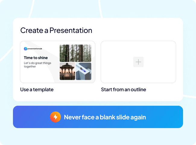 أداة AI in PowerPoint - https://www.presentations.ai/features