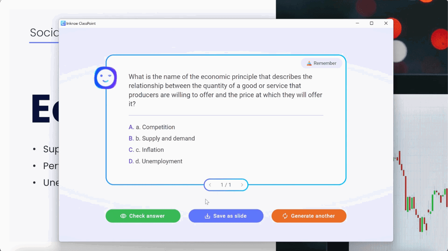 แบบทดสอบ ClassPoint AI