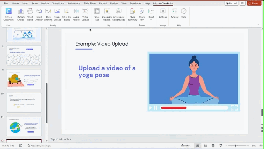 Chargement multimédia collaboratif dans PowerPoint