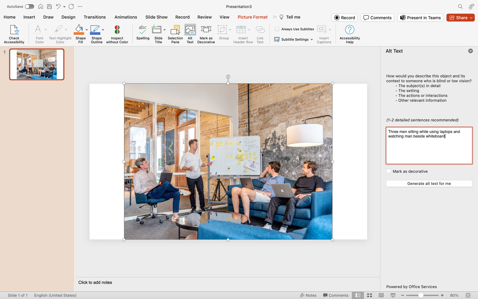 PowerPoint Alt Text