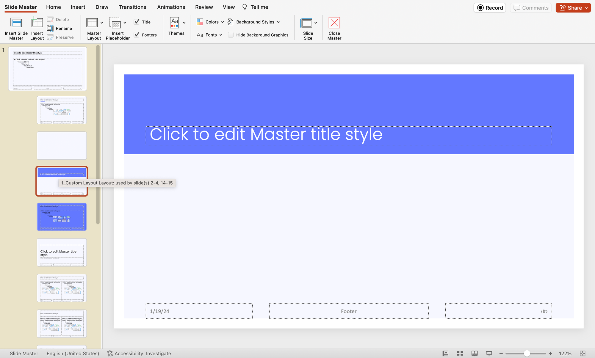 PowerPoint Slide Master
