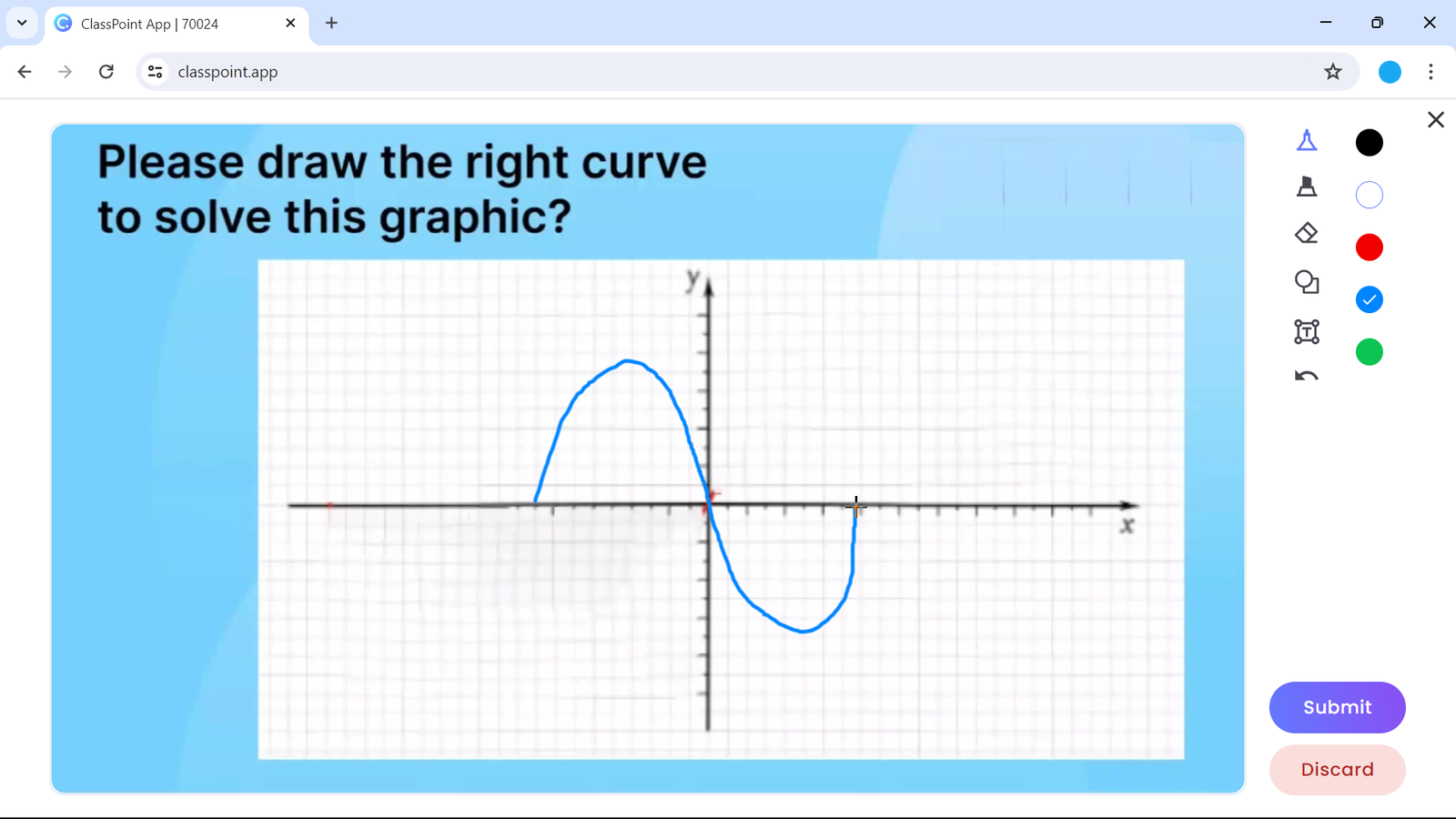 ClassPoint slide drawing