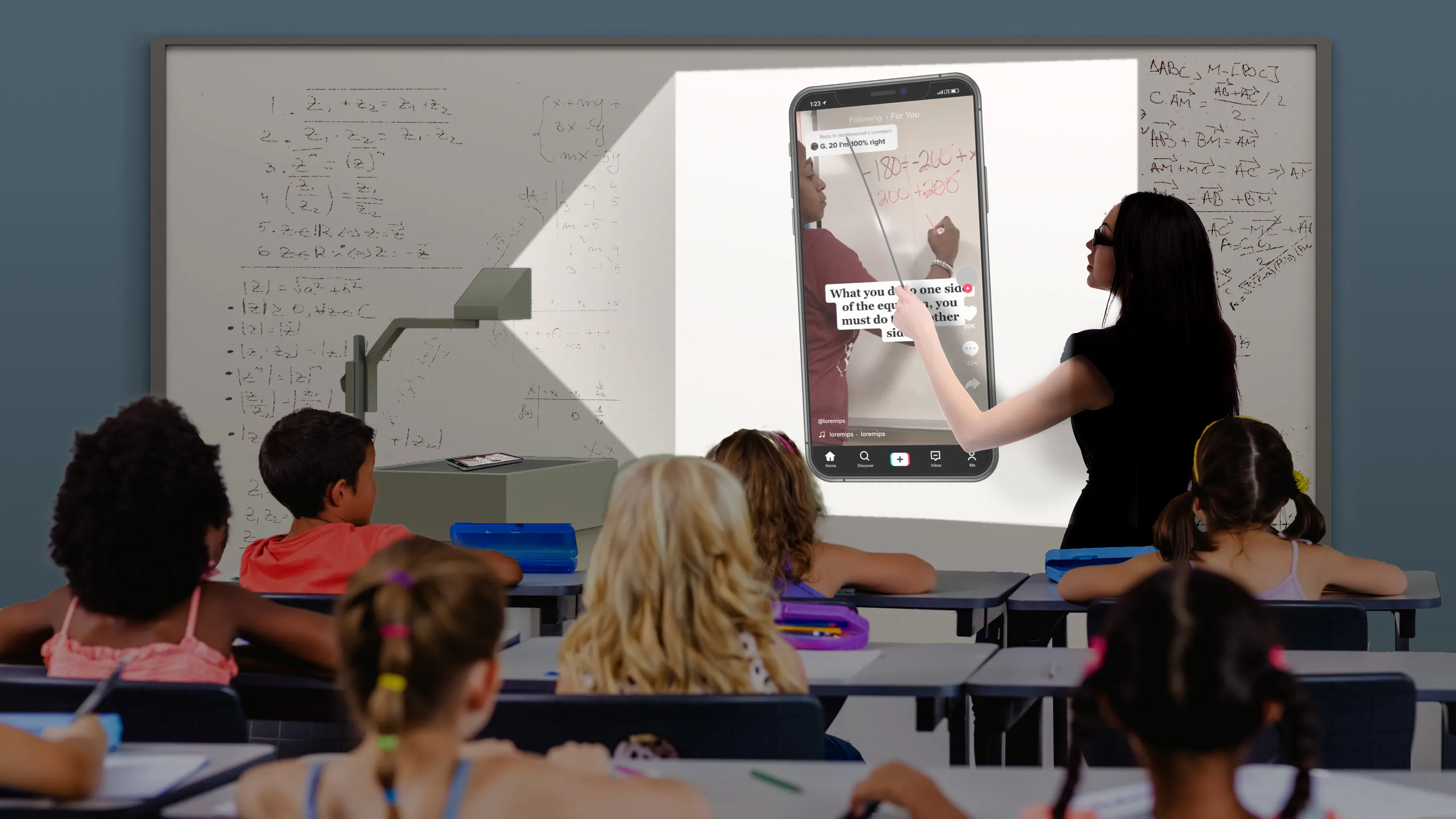 TikTok Teaching Demonstration in the Classroom