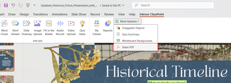 How To Add A Text Box In PowerPoint Live During Presentation | ClassPoint
