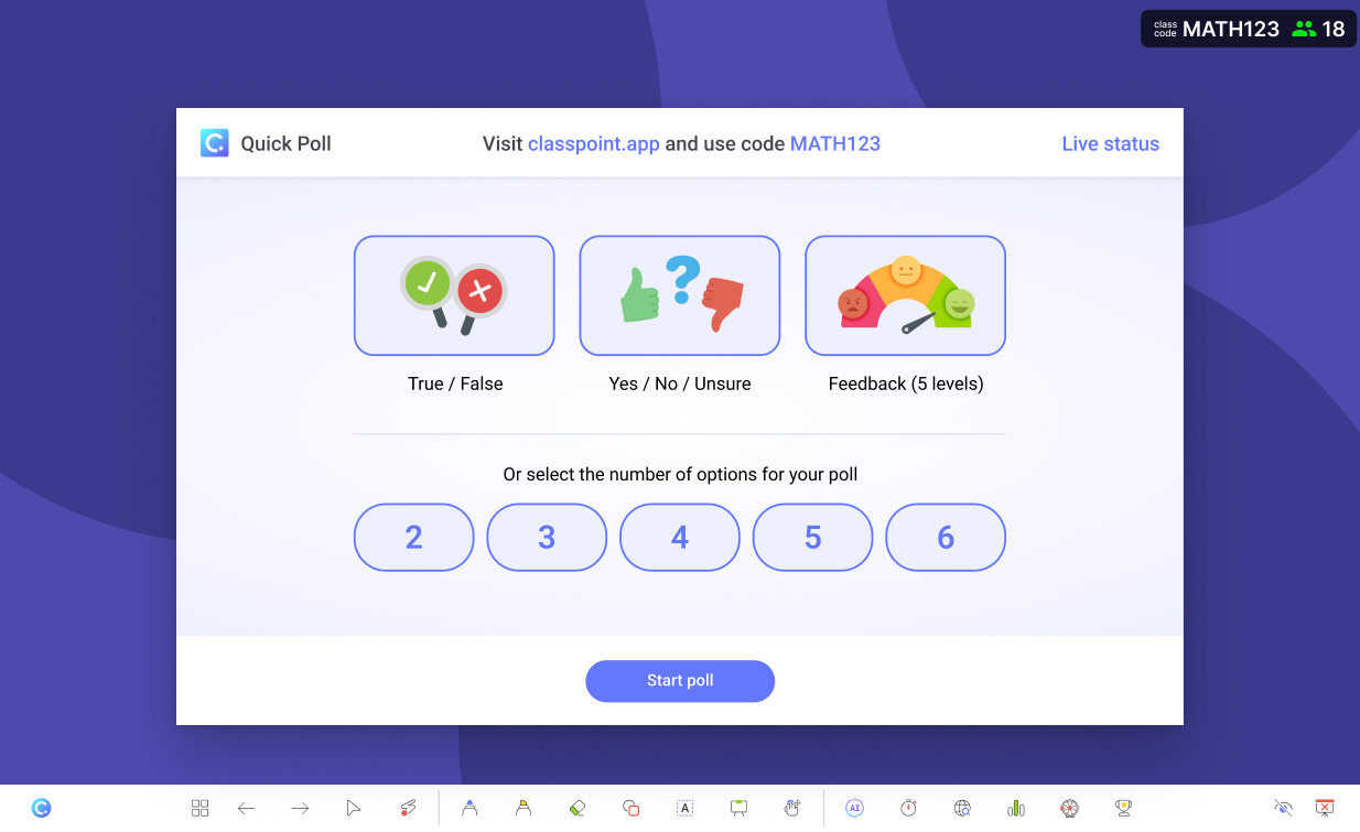 add live poll to powerpoint