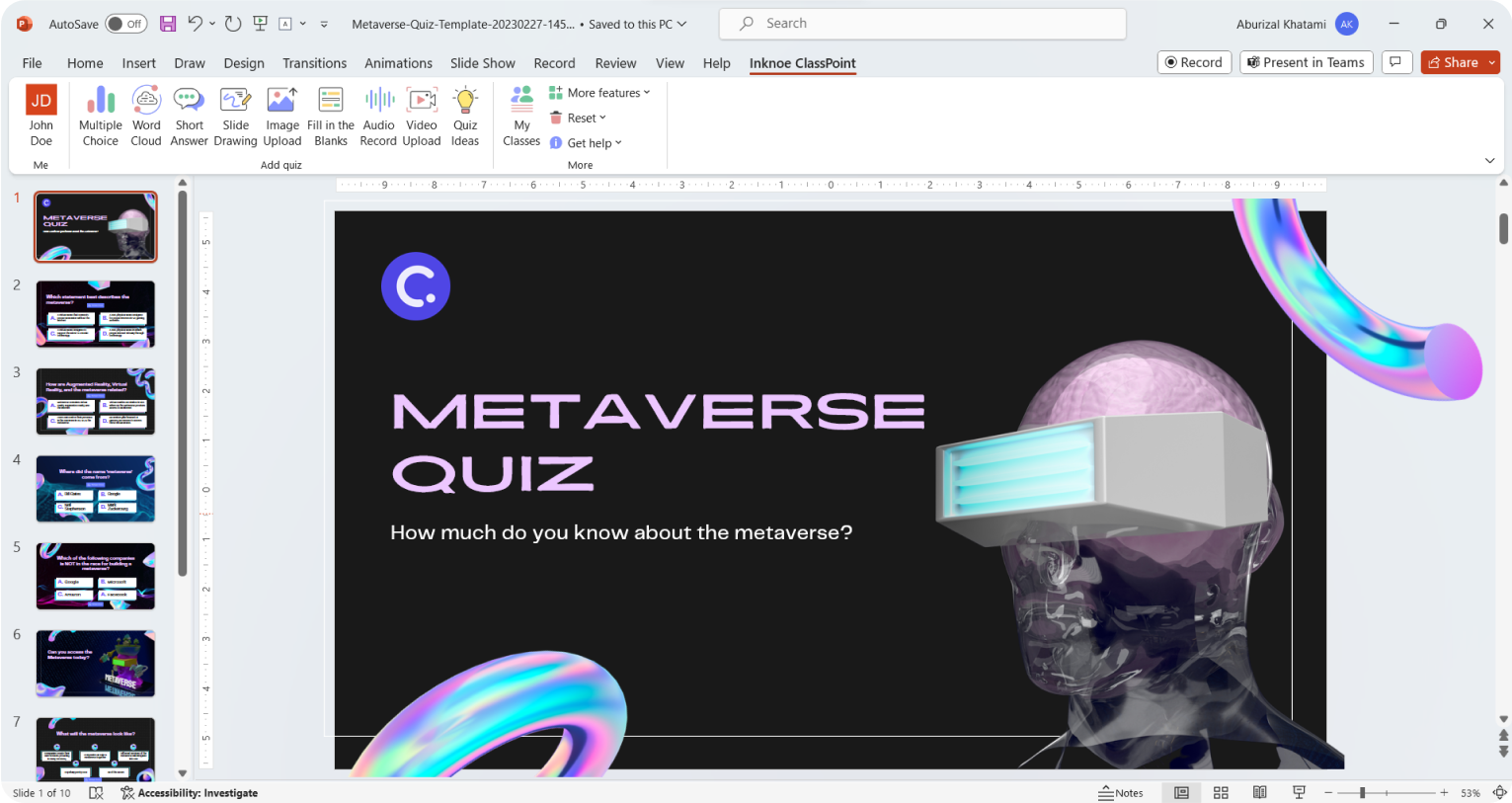 powerpoint presentation competition for students